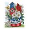Imaginating Counted Cross Stitch Kit 7.5"X10"-Patriotic Welcome